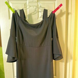 Midi, Cold Shoulder Cocktail Dress